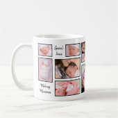 12 Foto-collage-herinneringen met offertes Koffiemok (Links)