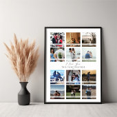 12 Foto Collage Kalender Valentijnsdag Poster