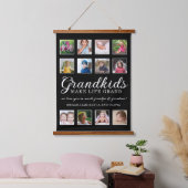 12 Foto collage kleinkinderen maken het leven grof Hangend Wandkleed (Slaapkamer)