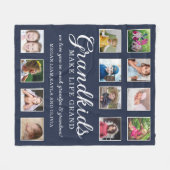 12 Foto Collage kleinkinderen maken het leven groo Fleece Deken (Voorkant (Horizontaal))