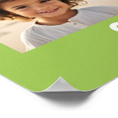 12 Foto collage met Limoen achtergrond Poster (Hoek)