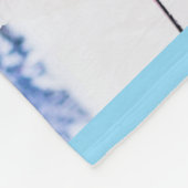 12 Foto Grid Collage Baby Blauw Fleece Deken (Hoek)