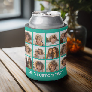 12 Foto Instagram Collage met groene achtergrond Blikjeskoeler