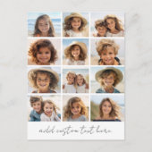 12 Foto Instagram Collage met Script Tekst Briefkaart (Voorkant)