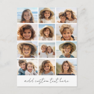 12 Foto Instagram Collage met Script Tekst Briefkaart
