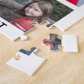 12 Foto Instagram Collage - wit met zwart type Legpuzzel (Zijkant)