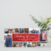 12 Foto-kerstKaart | Vakantiecollage (Staand voorkant)