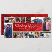 12 Foto-kerstKaart | Vakantiecollage (Voorkant / Achterkant)