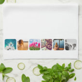 12 Foto Kitchen Towel Sjabloon Rond Lijst Theedoek (Gevouwen)