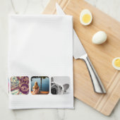 12 Foto Kitchen Towel Sjabloon Rond Lijst Theedoek (Quarter Fold)
