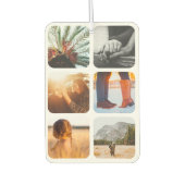 12 Foto Rond Lijst met dubbel zijdelings Sjabloon Luchtverfrisser (Voorkant)