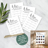 12 foto waar waren ze spel raden Kaart Notitiekaartje