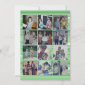 12 Foto: Warmest Wishes Christmas Tree Ornaments Feestdagenkaart (Achterkant)