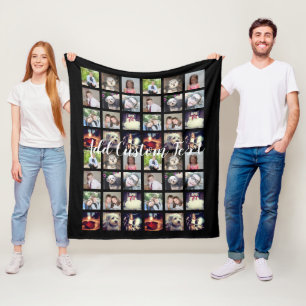 12 Fotobewerking KAN achtergrondkleur BEWERKEN Fleece Deken
