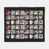 12 Fotobewerking KAN achtergrondkleur BEWERKEN Fleece Deken (Voorkant (Horizontaal))