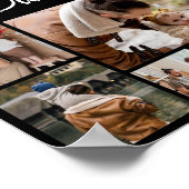 12 Fotocollage Beste Papa Ooit Poster (Hoek)