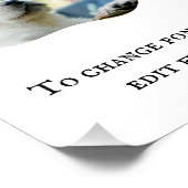 12 Fotocollage en unieke tekst gepersonaliseerd Perfect Poster (Hoek)