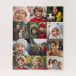 12 Fotocollage - Foto's alleen vierkant bijgesnede Legpuzzel<br><div class="desc">De puzzel is volledig bedekt met foto's. Gebruik 12 vierkante foto's en maak een unieke en trendy familiepuzzel met alleen een raster van foto's.</div>