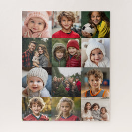 12 Fotocollage - Foto's alleen vierkant bijgesnede Legpuzzel