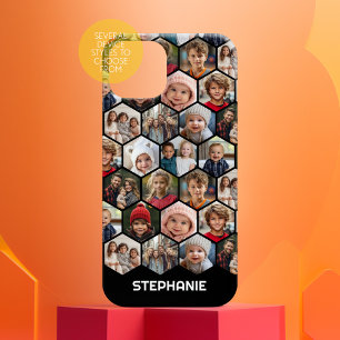 12 Fotocollage - funky zeshoek - Willekeurig patro Case-Mate iPhone 14 Hoesje