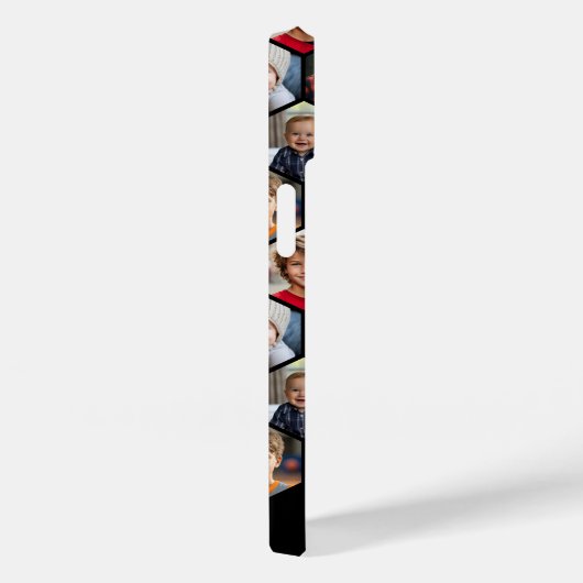 12 Fotocollage - funky zeshoek - Willekeurig patro Case-Mate iPhone Case (Achterkant / Rechts)