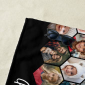 12 Fotocollage - funky zeshoek - Willekeurig patro Strandlaken (In situ)