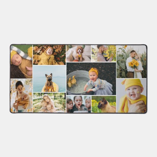 12 Fotocollage maak je eigen Bureaumat (Voorkant)