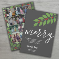 12 Fotocollage - Merry Script - Botanisch