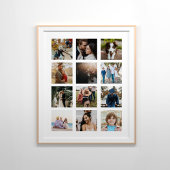 12 fotocollage poster