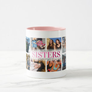 12 Fotocollage Roze Zusters Mok