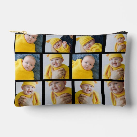 12 Fotocollage Sjabloon Maak je eigen plezier Etui (Voorkant)