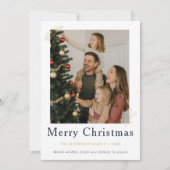 12 Fotocollage Wat een jaar Familie Kerstmis Feestdagenkaart (Voorkant)