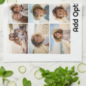12 Fotoraster Collage - Wit - Mod Type Zwart Theedoek (Gevouwen)