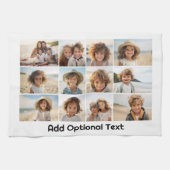 12 Fotoraster Collage - Wit - Mod Type Zwart Theedoek (Horizontaal)
