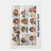 12 Fotoraster Collage - Wit - Mod Type Zwart Theedoek (Verticaal)