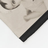 12 foto's collage gepersonaliseerd fleece deken (Hoek)