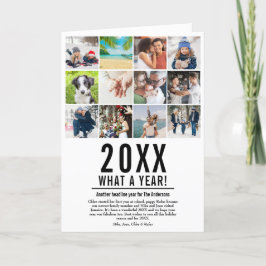 12 Foto's Familie Nieuws Jaaroverzicht Wat een jaa Feestdagen Kaart