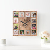 12 Fotosjabloontijd met reserveonderdelen voor de  Vierkante Klok (Huis)