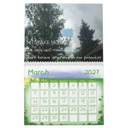 12 Fouten 2018 Inspiratiekalender Kalender (Mar 2027)