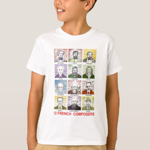 12 Franse componisten T-shirt