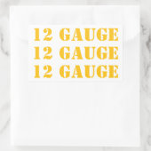12 Gauge Ammo Box Sticker (Tas)