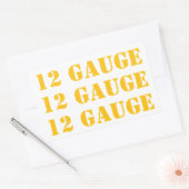 12 Gauge Ammo Box Sticker (Envelop)