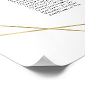 12 Geometrische geometrische weergave van het wedd Poster (Hoek)