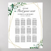 12 Geometrische geometrische weergave van het wedd Poster (Voorkant)