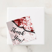 12 Gift Labels Bloedsplatter Vampier Gothic (In situ)