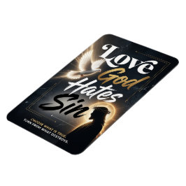 #12   God liefhebben zonde haten Magneet