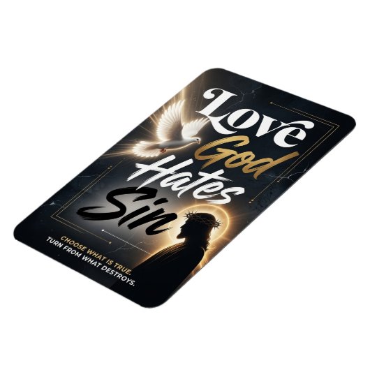 #12 God liefhebben zonde haten Magneet (Linkerzijde)