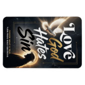 #12 God liefhebben zonde haten Magneet (Horizontaal)