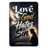 #12 God liefhebben zonde haten Magneet (Verticaal)