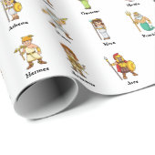 12 Goden van Olympus Cadeaupapier (Rol Hoek)